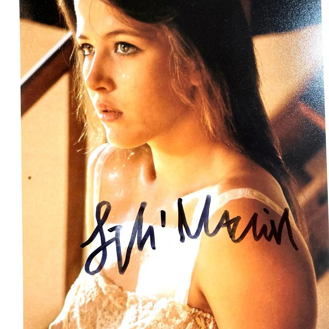 Sophie Marceau...A huge photo with autograph...