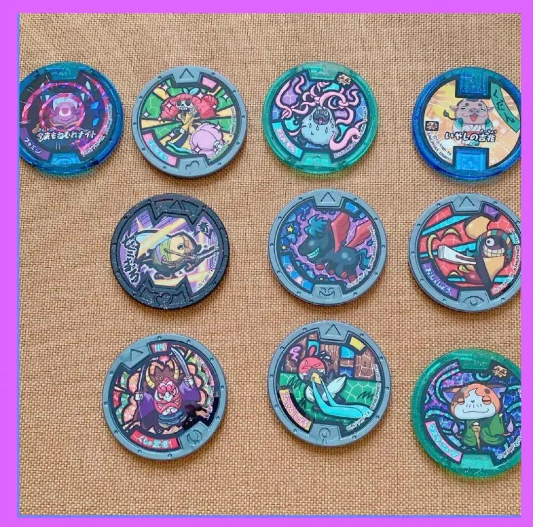 ❤️Yo-Kai Watch Medal Set of 10 Master Meowda Game