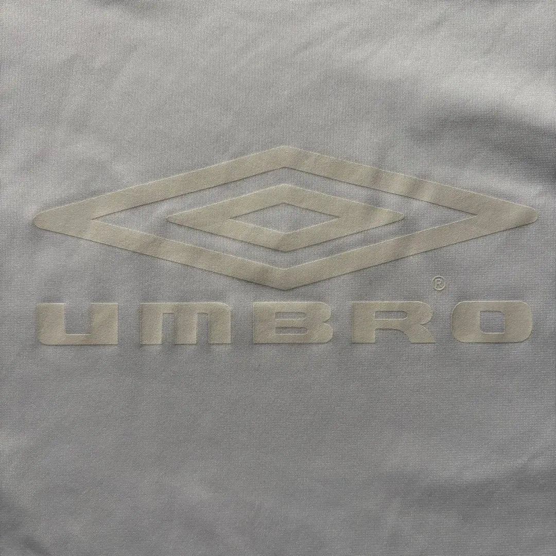 [Buena combinación de colores] Camiseta de juego Umbro de manga larga con logotipo central bicolor, años 00, talla L