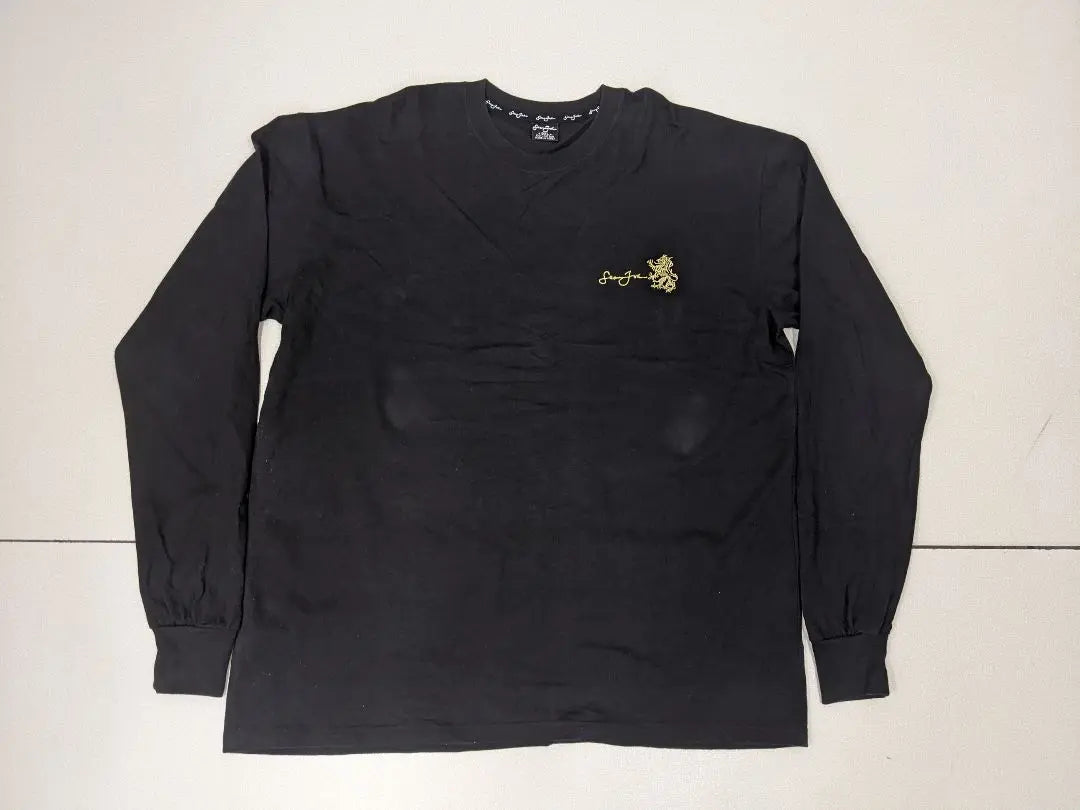 Años 90 Seanjohn Súper logo dorado extragrande lon T | Años 90SeanJohn スーパーオーバーサイズ 金ロゴ ロンT