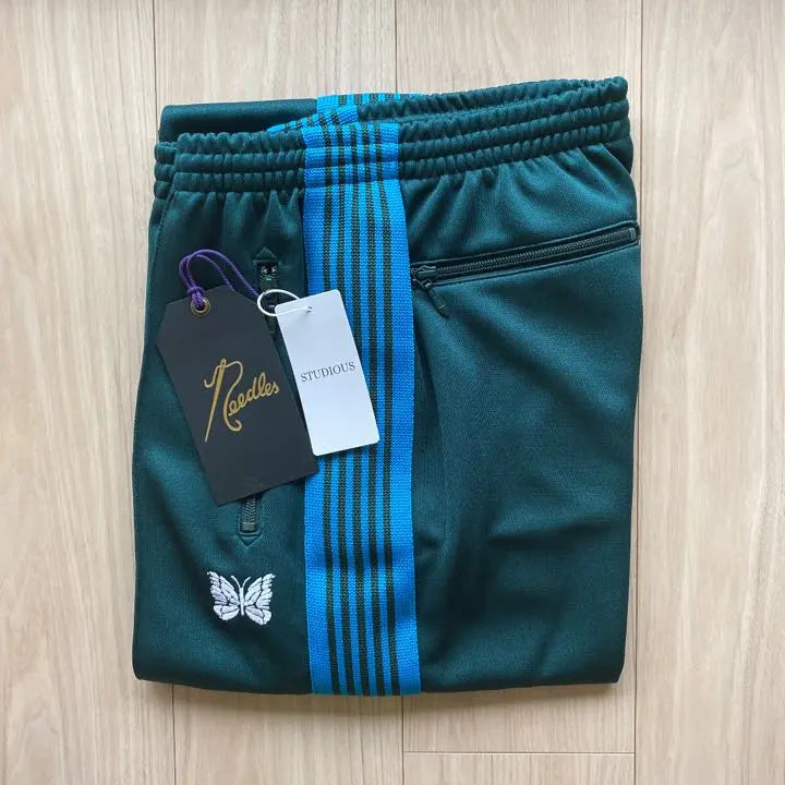 Pantalón deportivo Needles nuevo, sin usar, recto, verde, turquesa