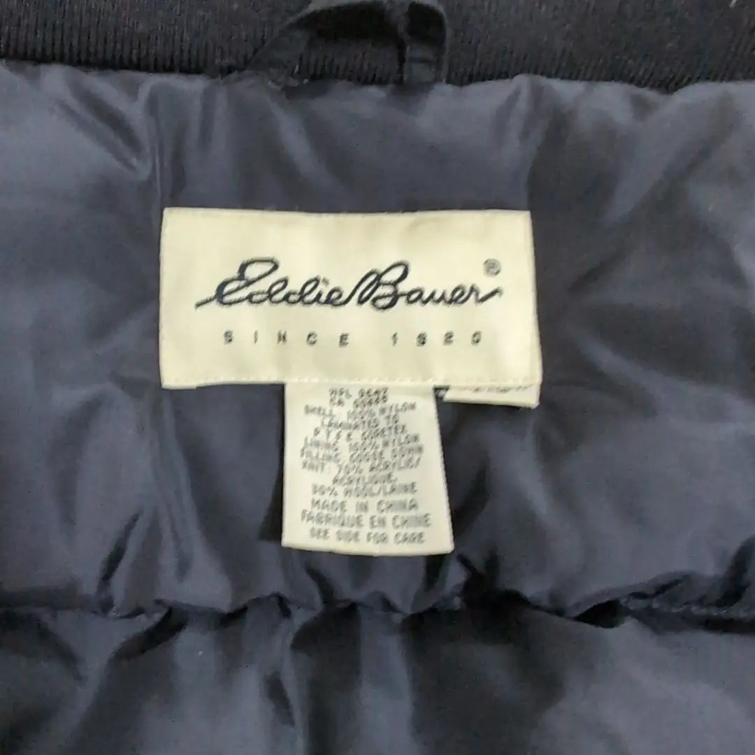 Eddie Bauer Down Jacket GORE-TEX Black L 90s Free Shipping | エディーバウアー　ダウンジャケット GORE-TEX 黒　L　90s 送料無料