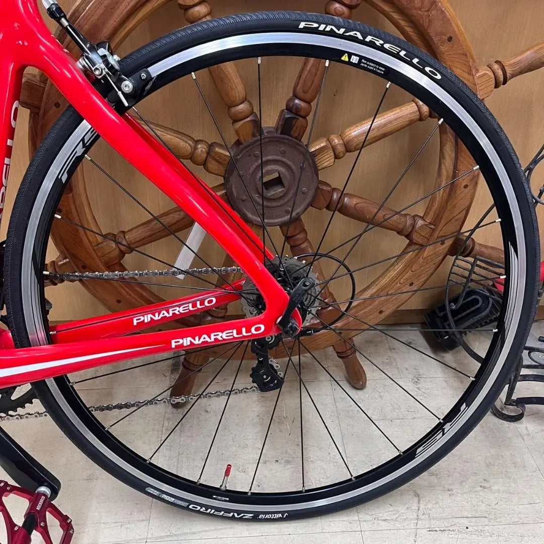 K◇ Bicicleta de carretera PINARELLO GAN T600 roja en perfecto estado