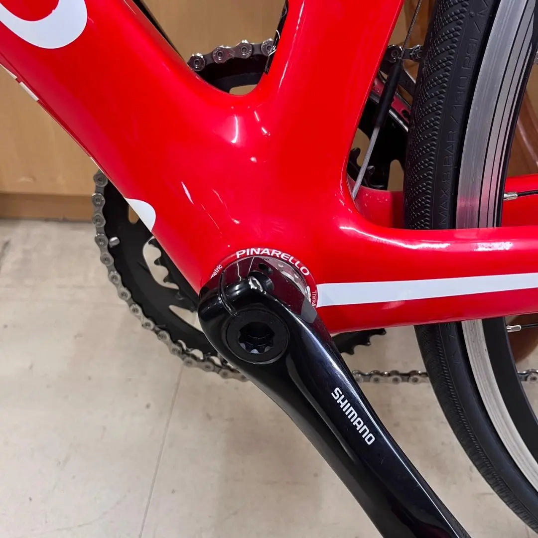 K◇ Bicicleta de carretera PINARELLO GAN T600 roja en perfecto estado