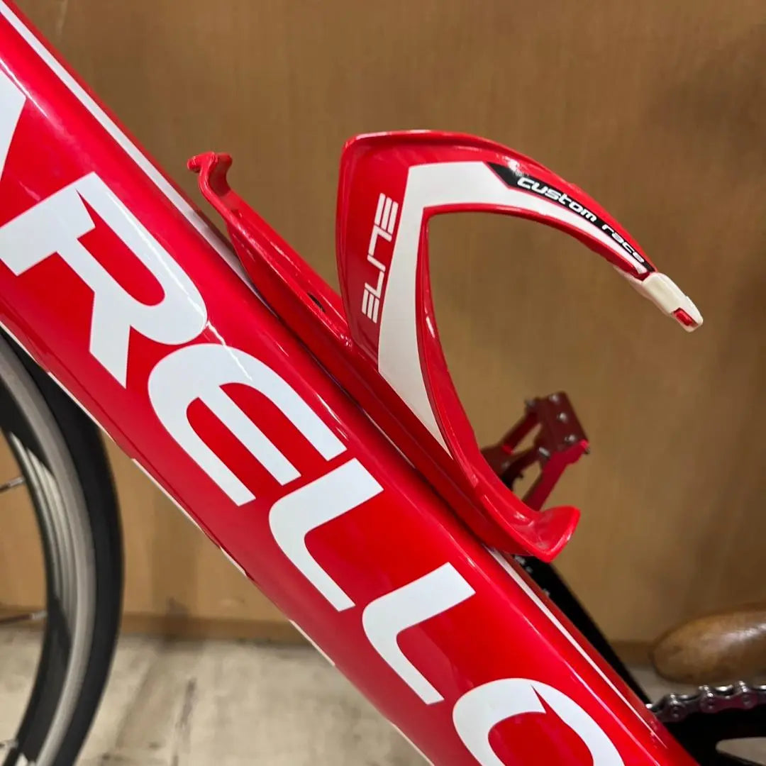 K◇ Bicicleta de carretera PINARELLO GAN T600 roja en perfecto estado