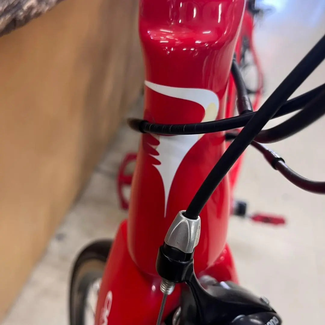 K◇ Bicicleta de carretera PINARELLO GAN T600 roja en perfecto estado