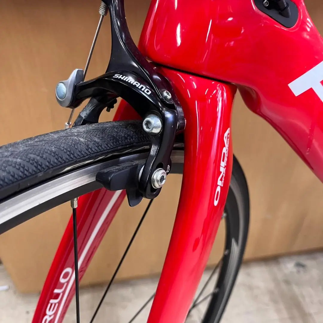 K◇ Bicicleta de carretera PINARELLO GAN T600 roja en perfecto estado