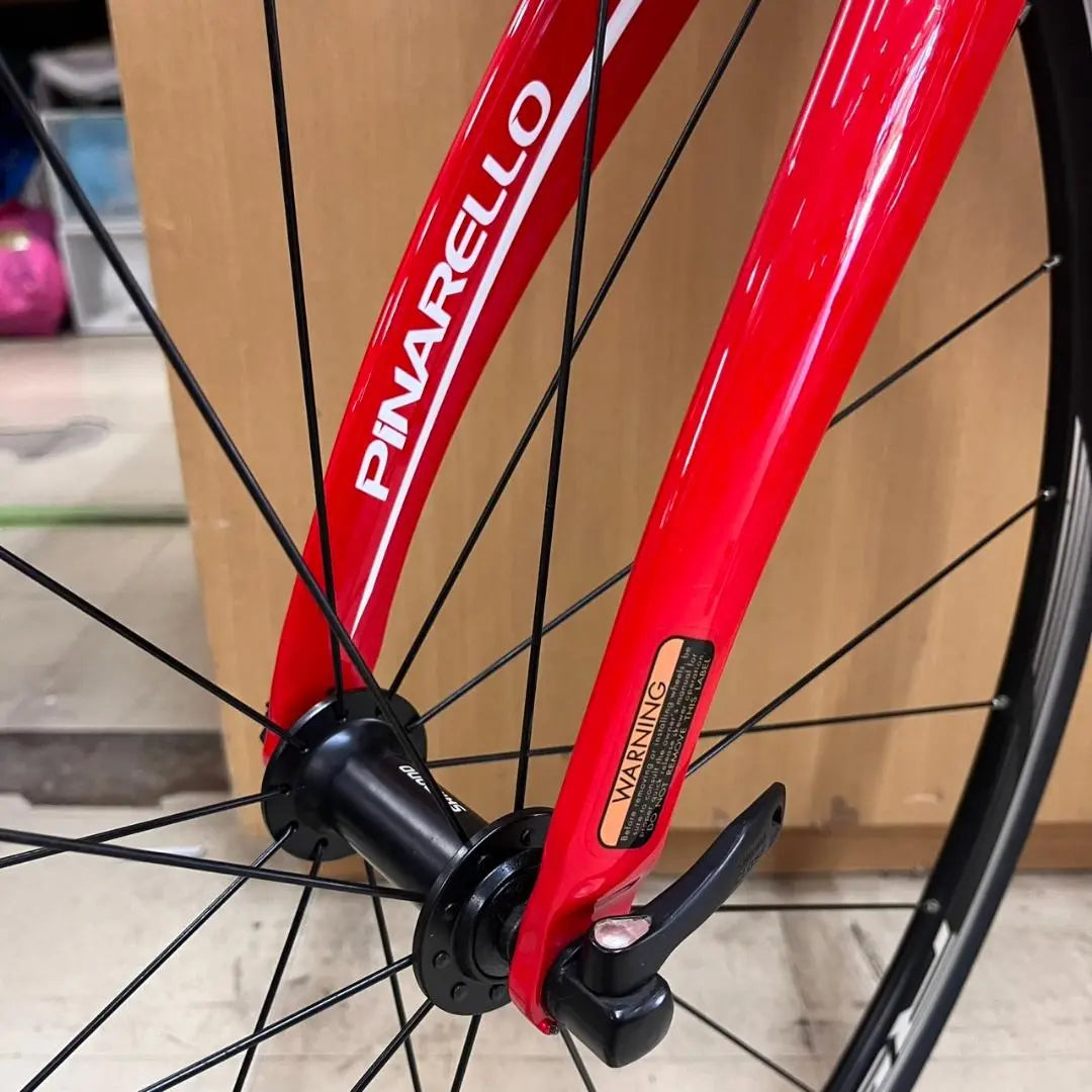 K◇ Bicicleta de carretera PINARELLO GAN T600 roja en perfecto estado