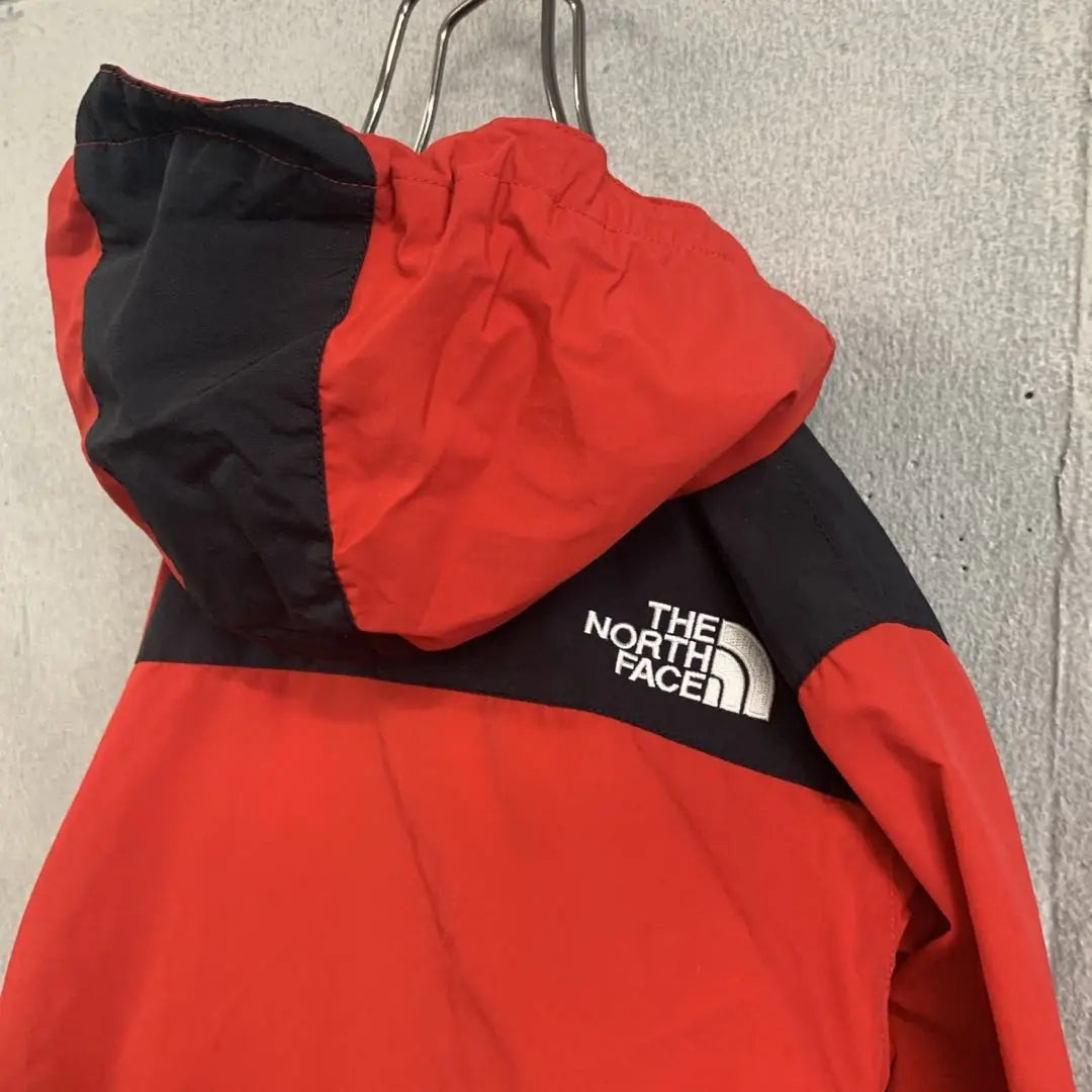 North Face Mountain Parka Chest Logo Red Kids 130