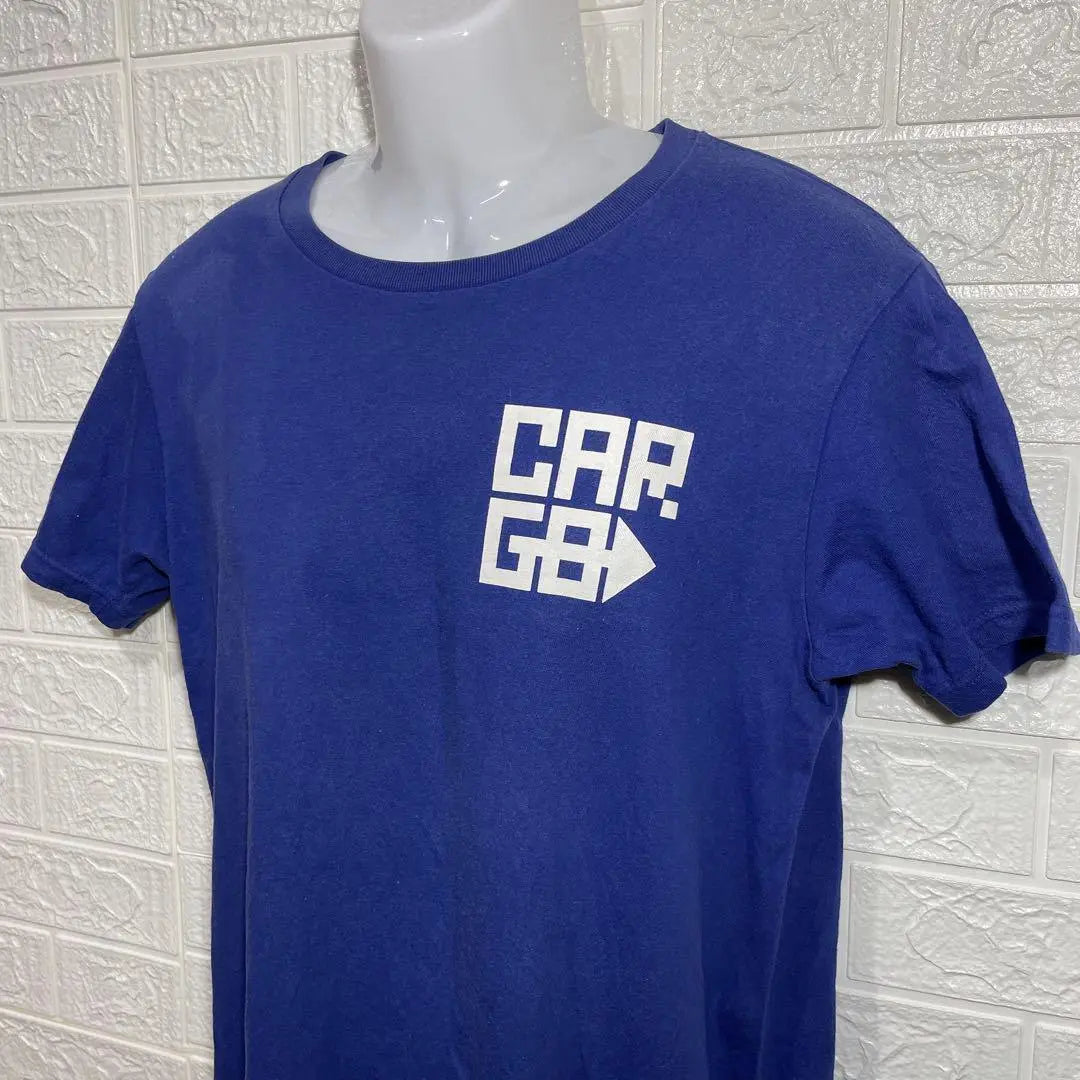 United Athle United Suare T-shirt Men's CAR GO Blue