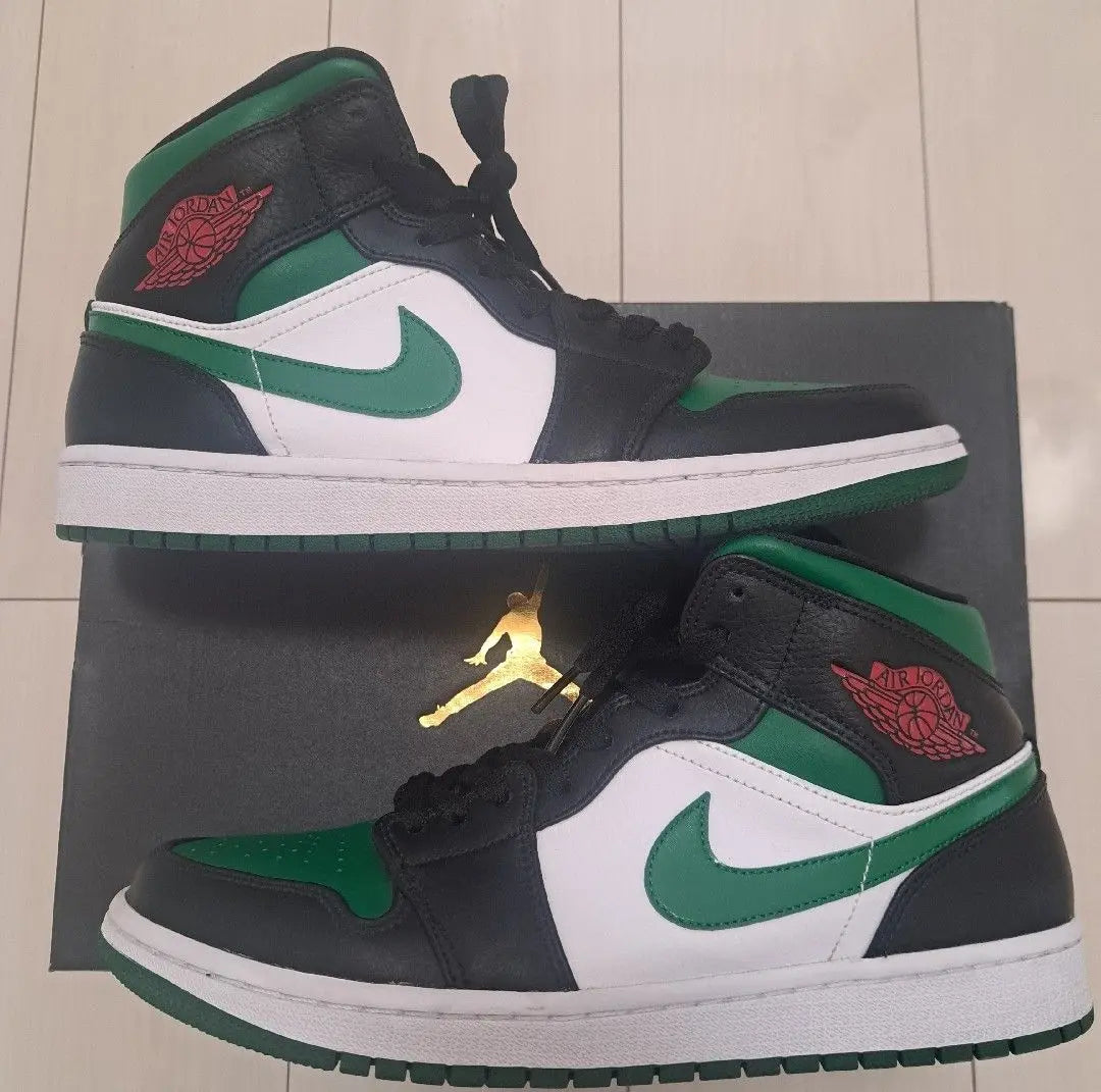 Nike Air Jordan 1 Mid "Pine Green" 27.5cm