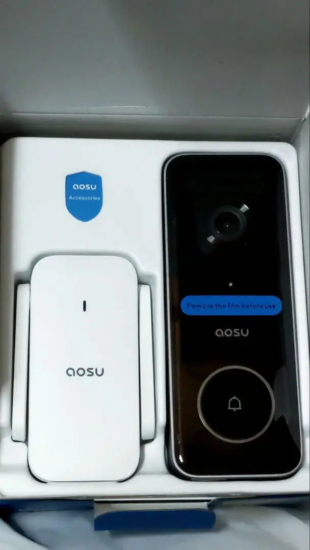 AOSU 5MP image quality intercom ping -pong door hon chime