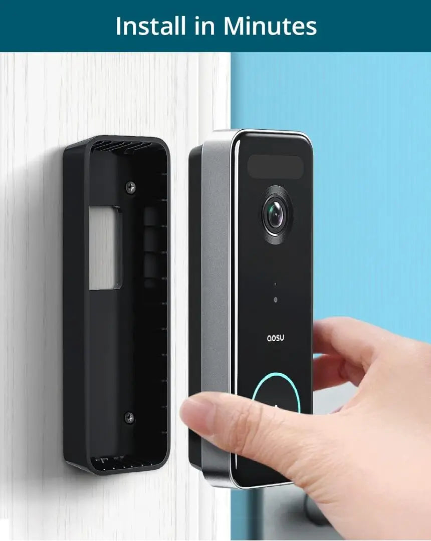 AOSU 5MP image quality intercom ping -pong door hon chime