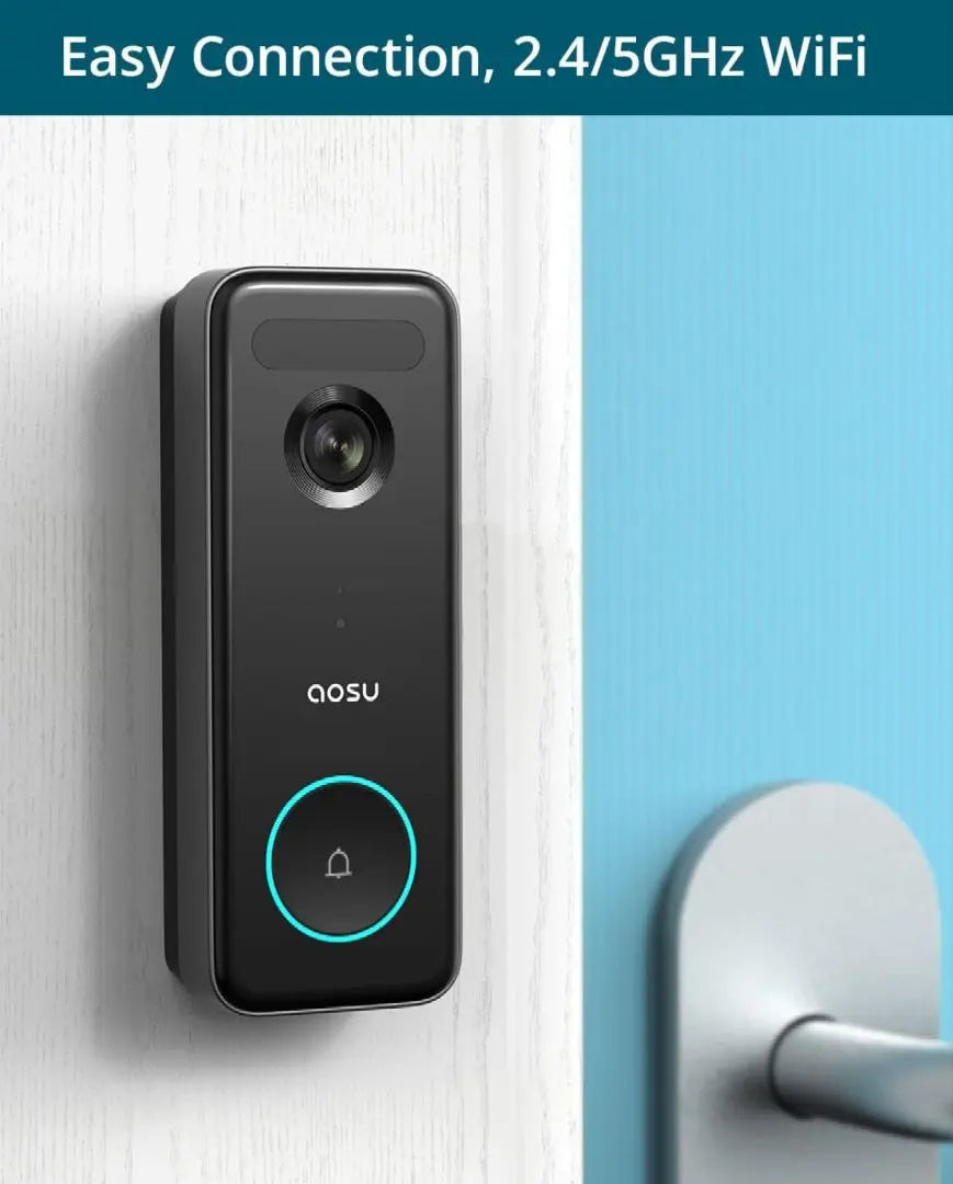 AOSU 5MP image quality intercom ping -pong door hon chime