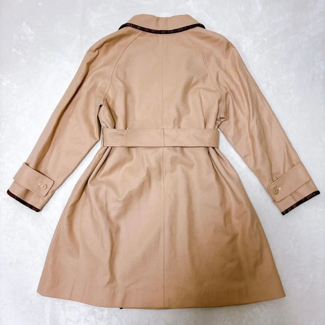 Nicole Long Coat Outerwear Belted Elegant Beautiful Luxury Date