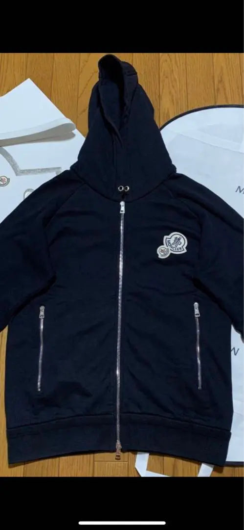 Moncler Navy Parka L