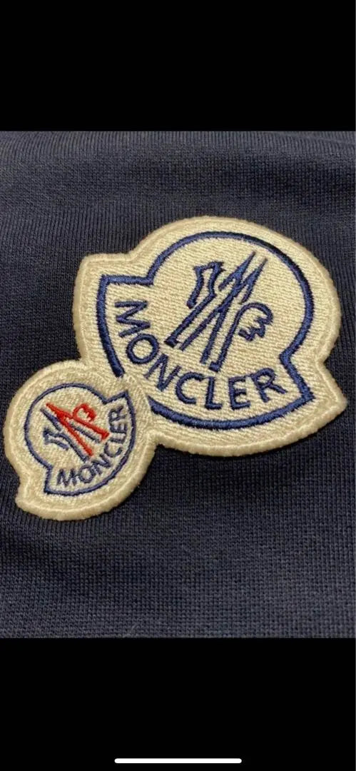 Parka azul marino Moncler L