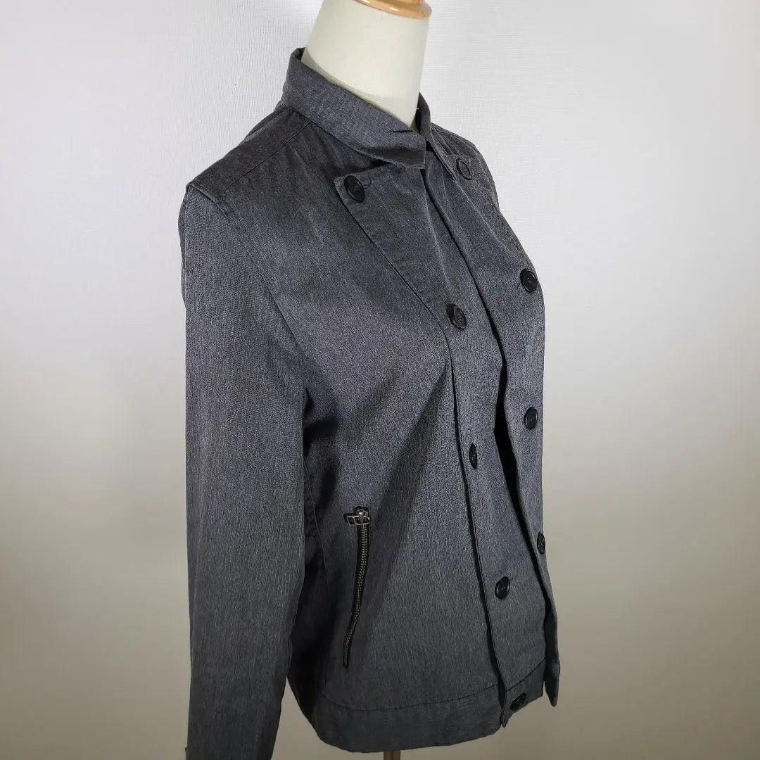 SHIPS jacket Tailored jacket Long sleeves Gray L Spring