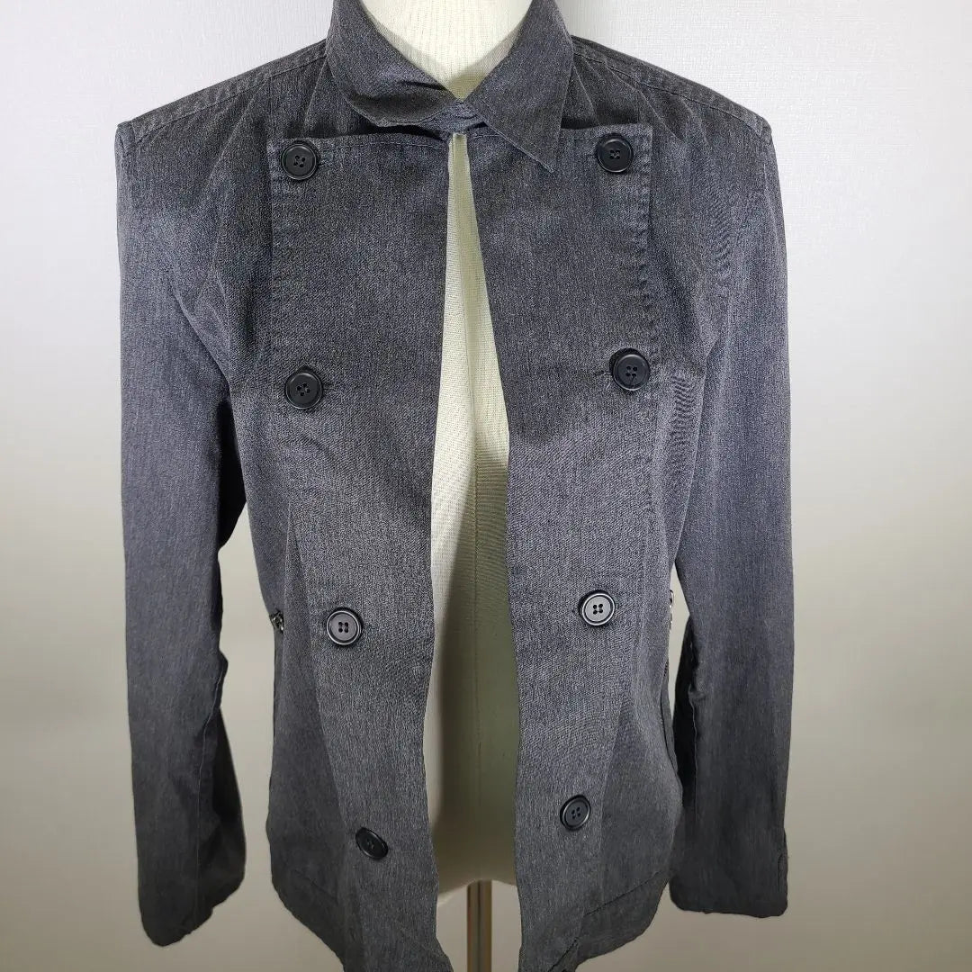 SHIPS jacket Tailored jacket Long sleeves Gray L Spring