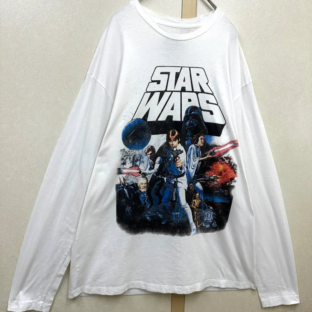 USA Vintage Star Wars Long T STARWARS Long Sleeve T New Hope