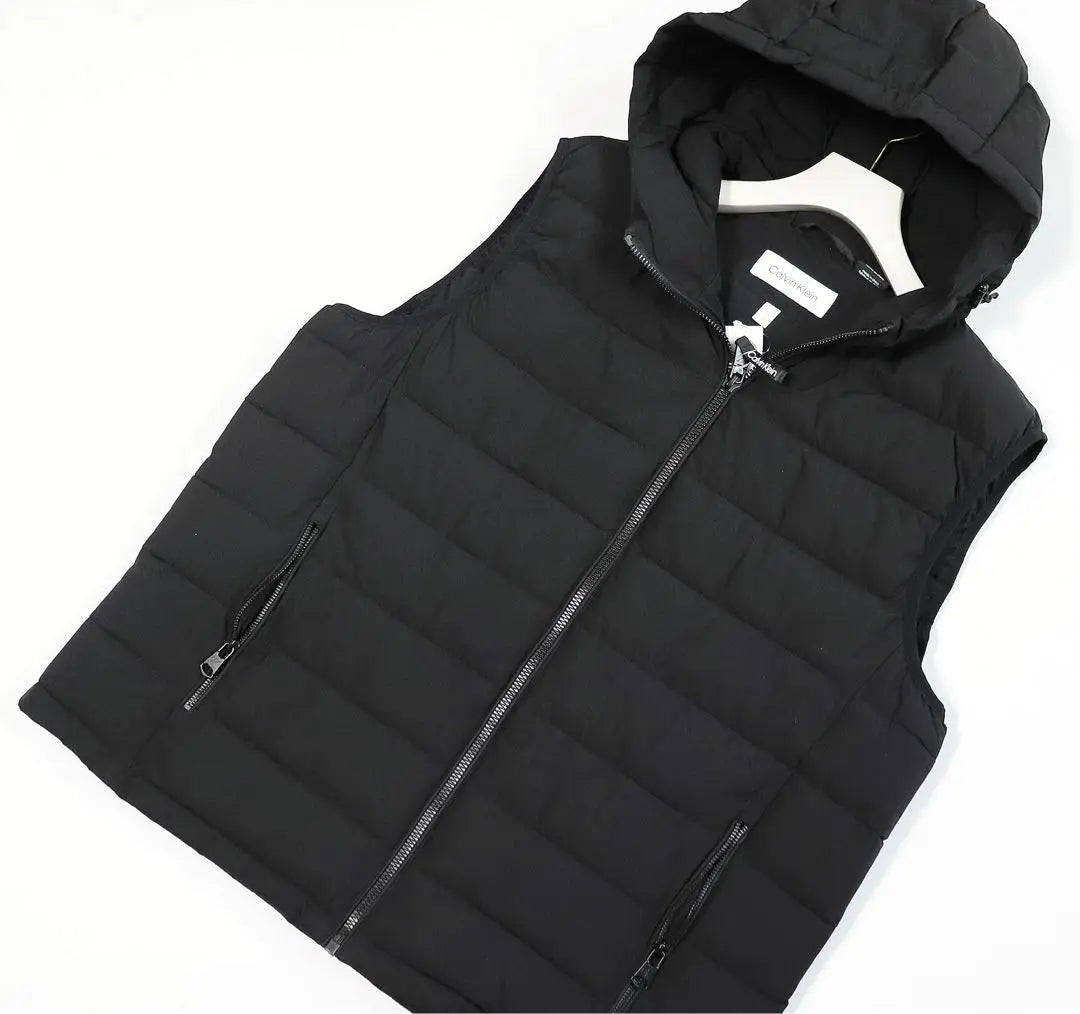 《Calvin Klein》 New high -quality SORONA Material Food Central Down Vest L