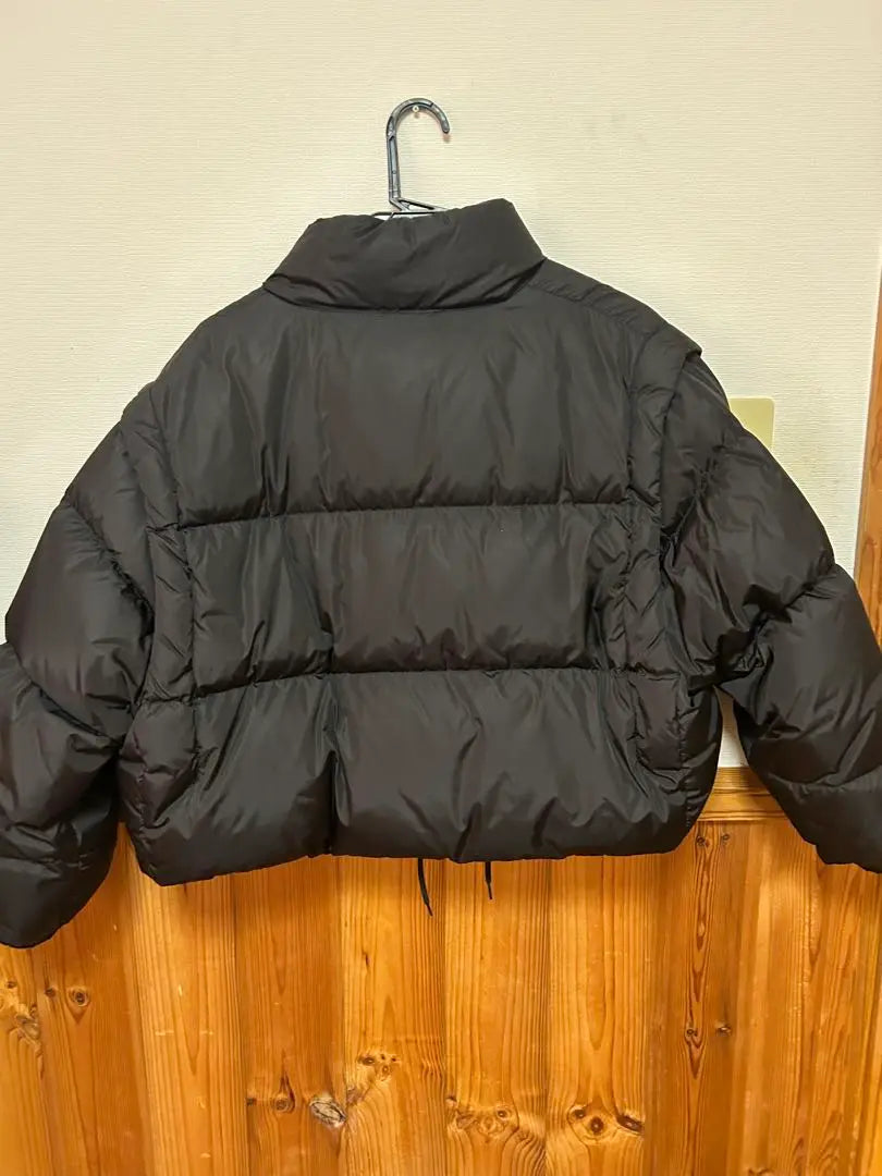 Cropped Convertible Down Jacket