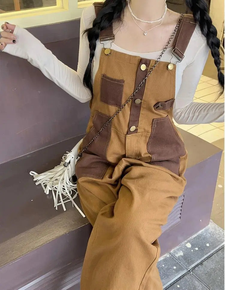 [Large sizes available] Women's overalls, spring, summer, autumn, new