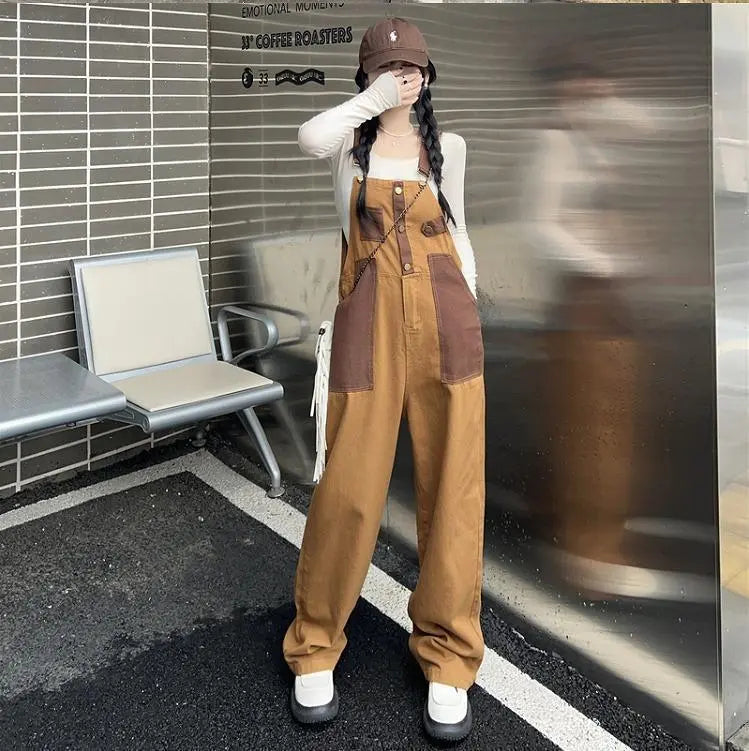 [Large sizes available] Women's overalls, spring, summer, autumn, new