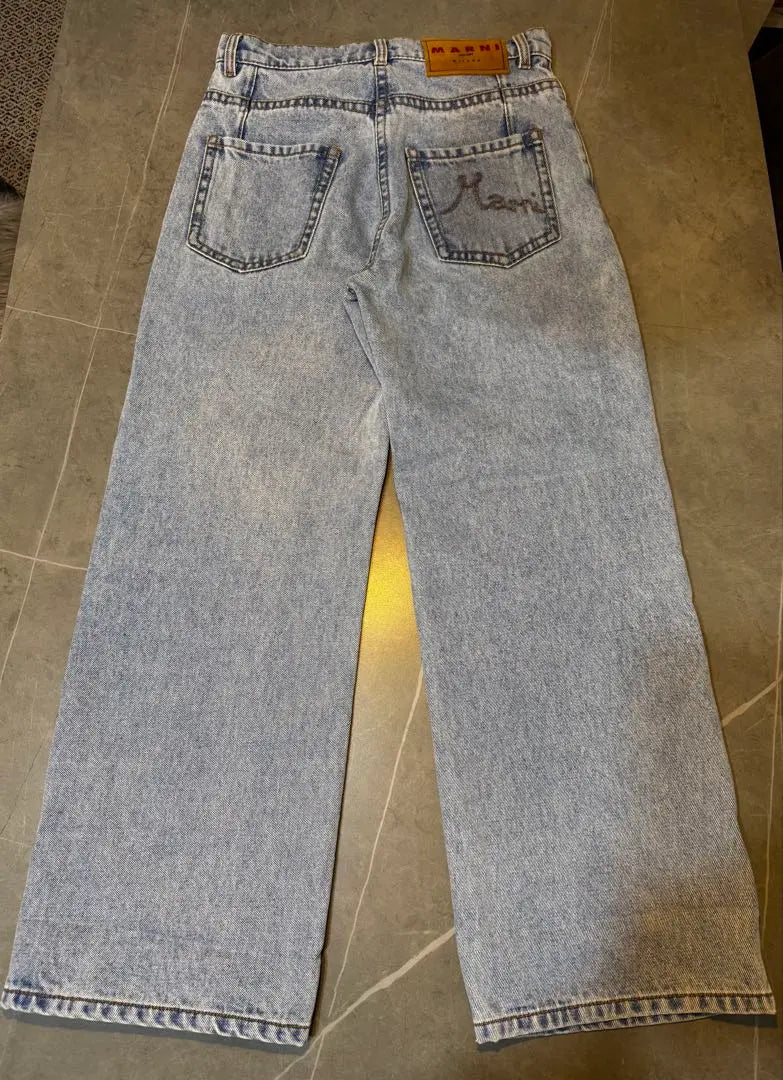 Marni Damaged Denim Pants Size 38