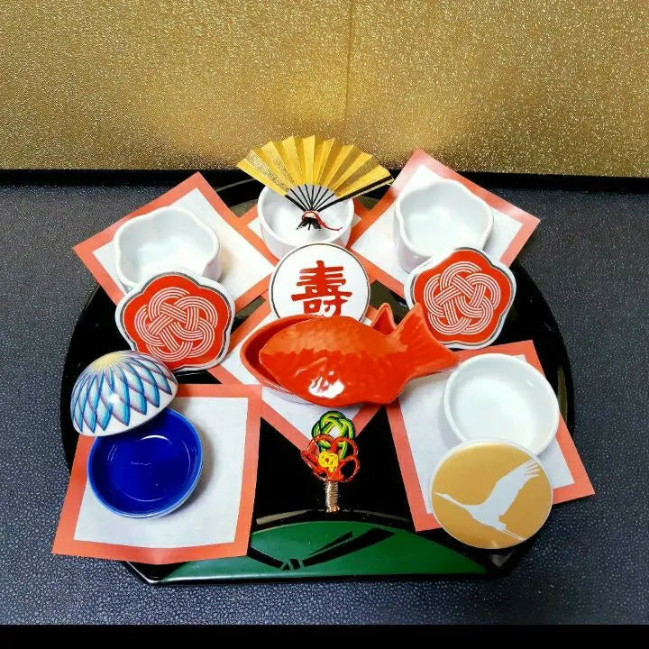 ☆New Year's Day☆ Coming of Age Ceremony☆Setubun☆Hina Festival☆All of lucky charms☆Mini delicacies included☆Set of 6 pieces①