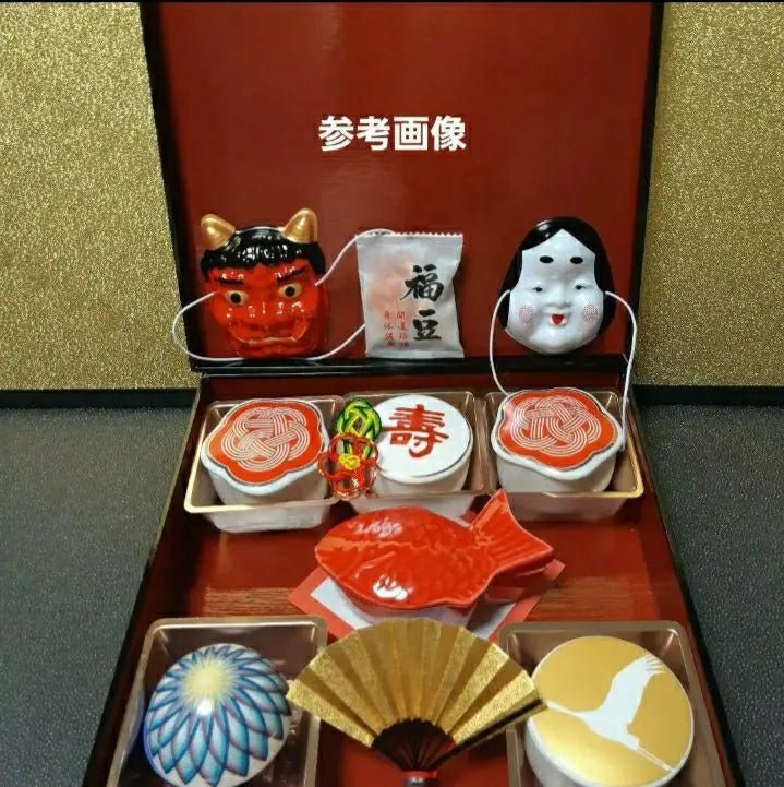 ☆New Year's Day☆ Coming of Age Ceremony☆Setubun☆Hina Festival☆All of lucky charms☆Mini delicacies included☆Set of 6 pieces①