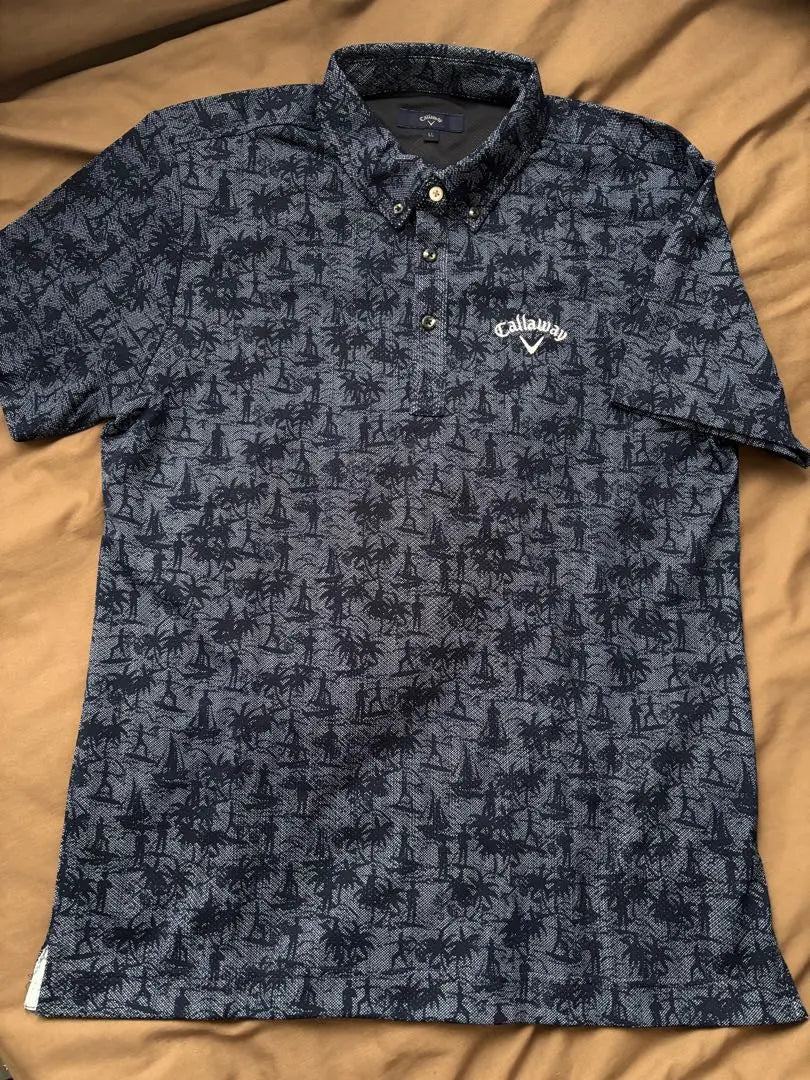 Callaway Golf Shirt LL Size Pattern Pattern Set of 3