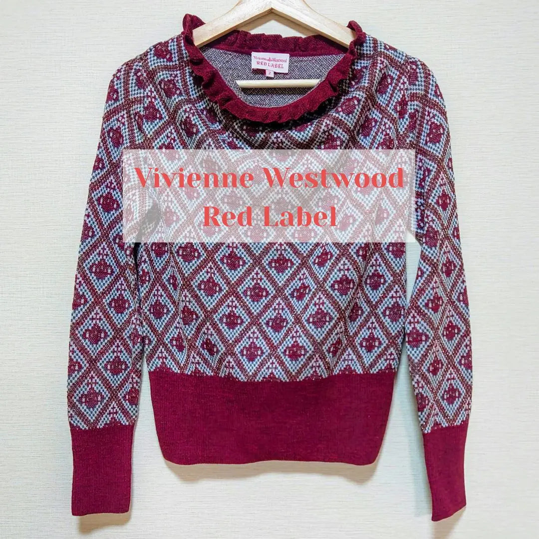 Vivienne Westwood Red Label Punto con purpurina Talla 2 | Vivienne Westwood Red Label ラメニット サイズ2