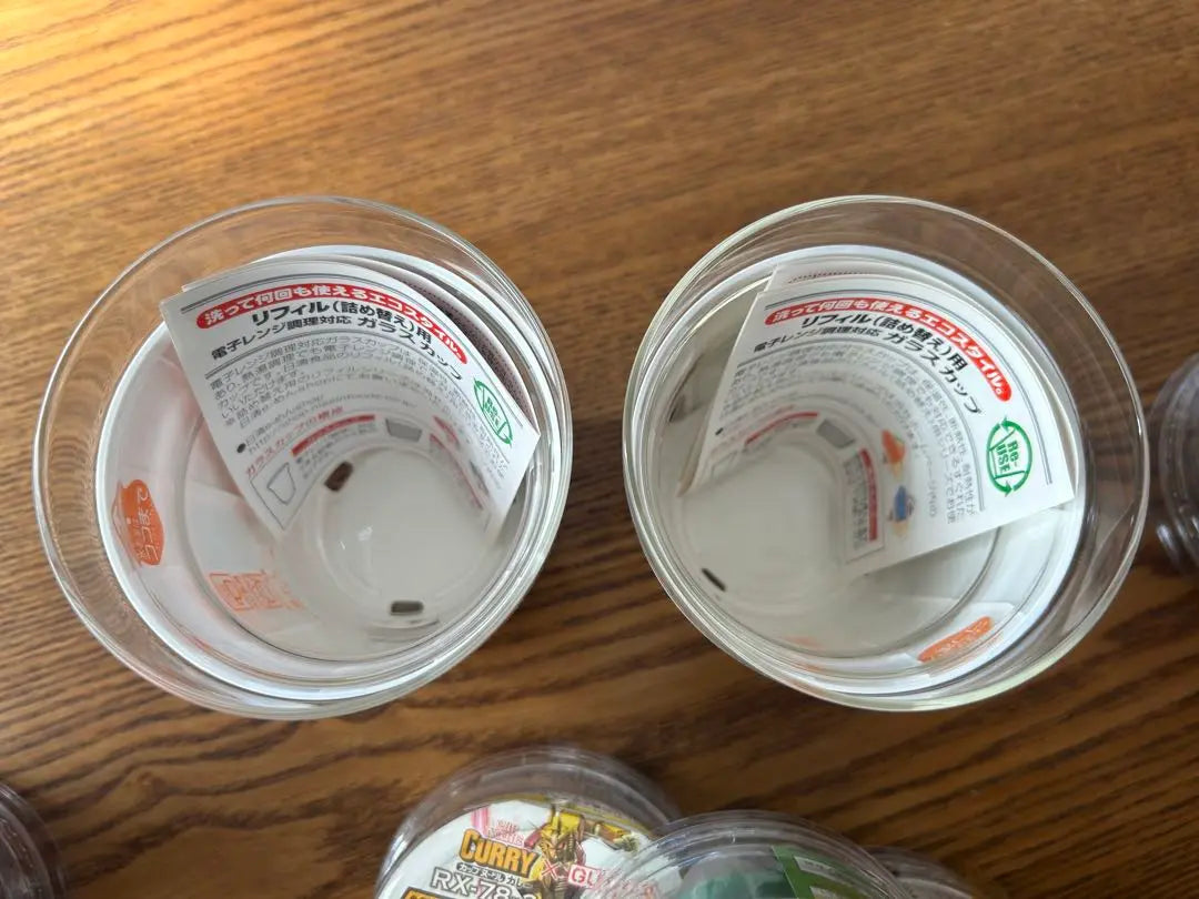 Complete Cup Noodle x Gundam mini Gundam 10 types + glass cup