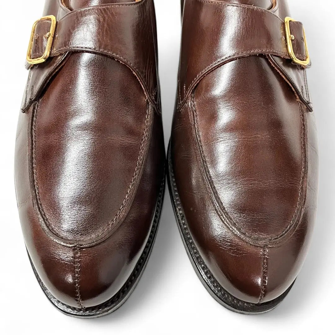 Crockett and Jones 70C 24 Leather Single Monk Brown