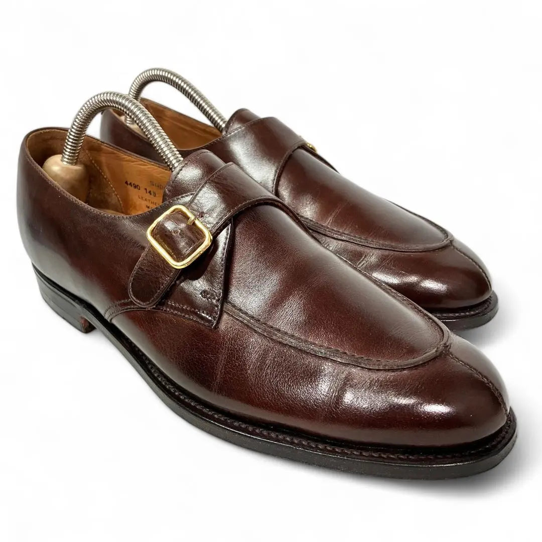 Crockett and Jones 70C 24 Leather Single Monk Brown