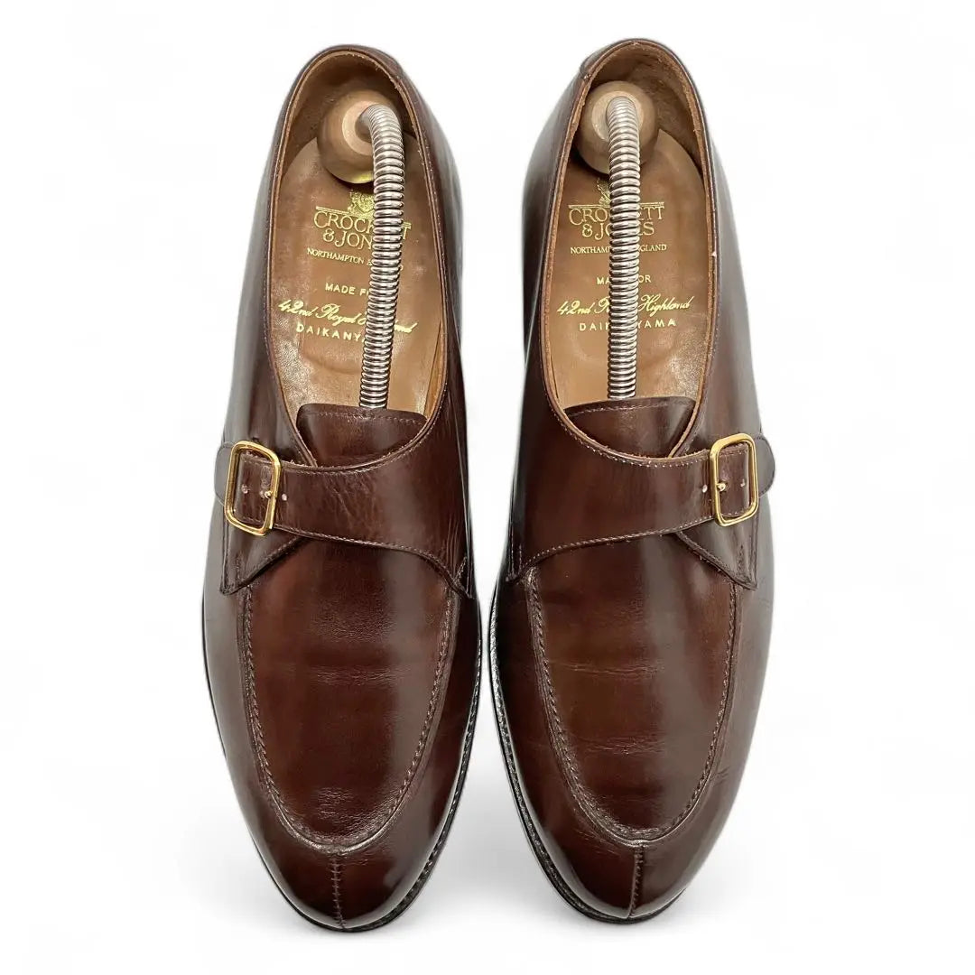 Crockett and Jones 70C 24 Leather Single Monk Brown