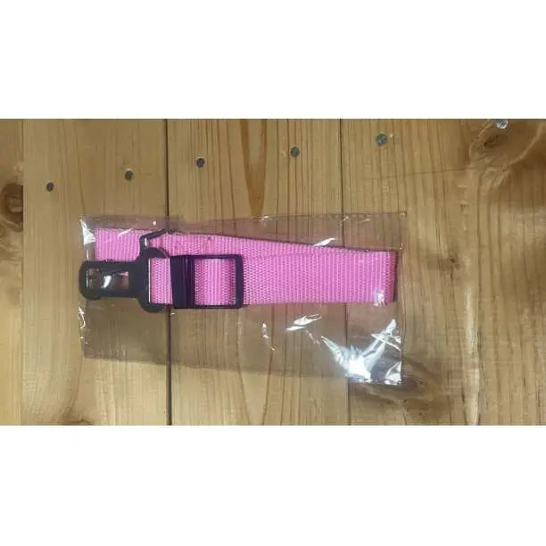 Cinturón de seguridad para mascotas, color rosa, correa para coche, calibre para perro y gato