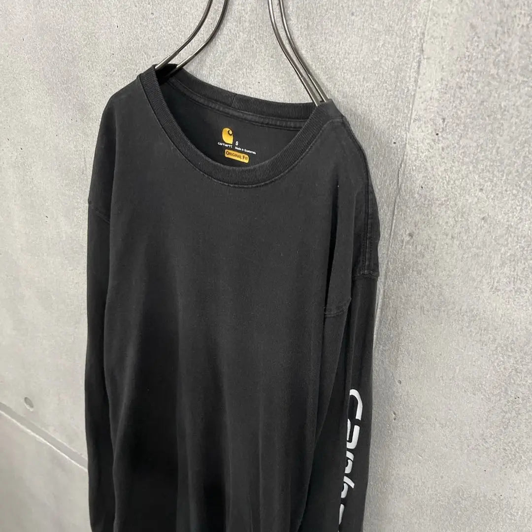 Carhart Ron T Arm Logo Black Men's S | カーハート　ロンT 　腕ロゴ　ブラック　メンズS