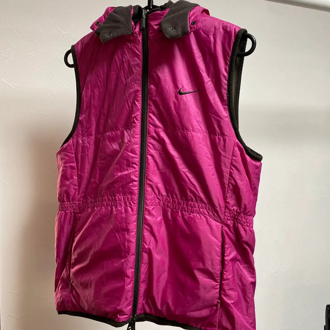 NIKE Vest M Size Pink Reversible