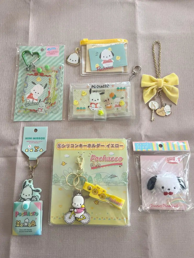 Pochacco merchandise set Sanrio