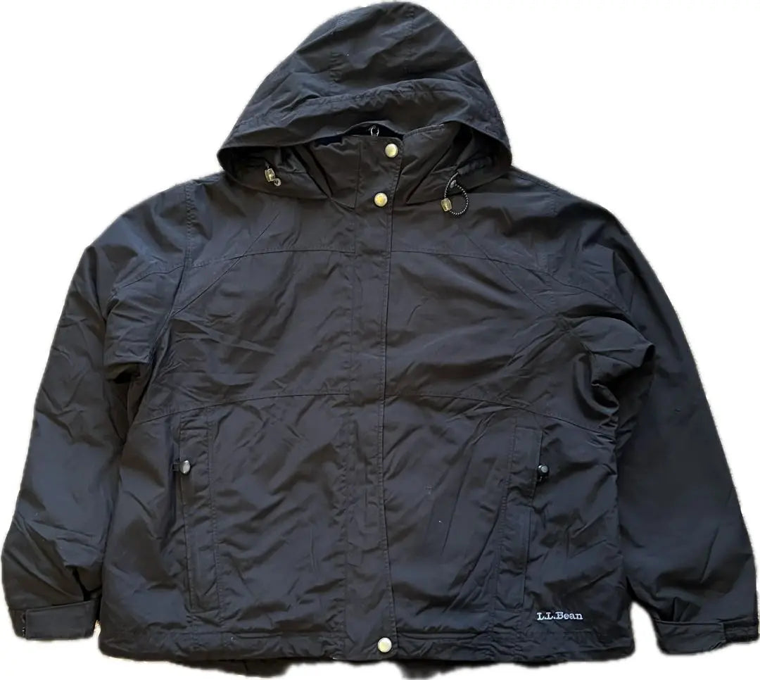 L.L.Bean Nylon Jacket with Removable Fleece Liner