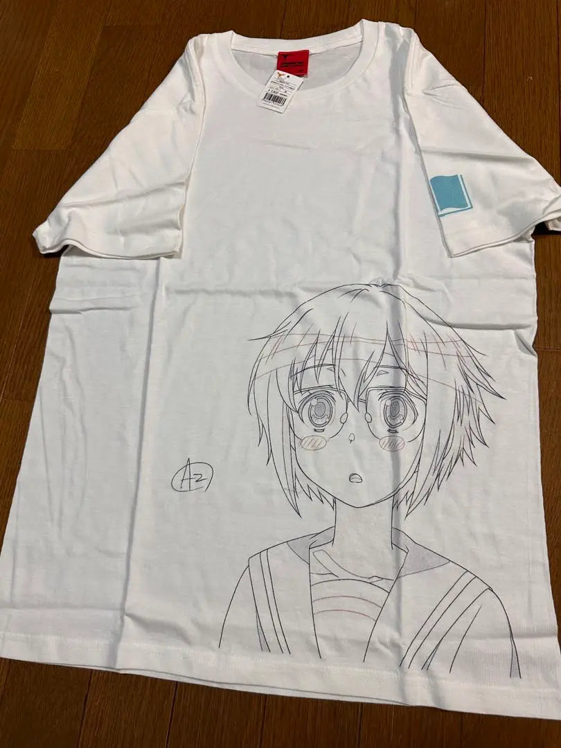 Camiseta de anime de chica hermosa con dibujo original de Nagato Yuki Nagato Melancolía de Suzumiya Haruhi, animación de Kioto, color blanco