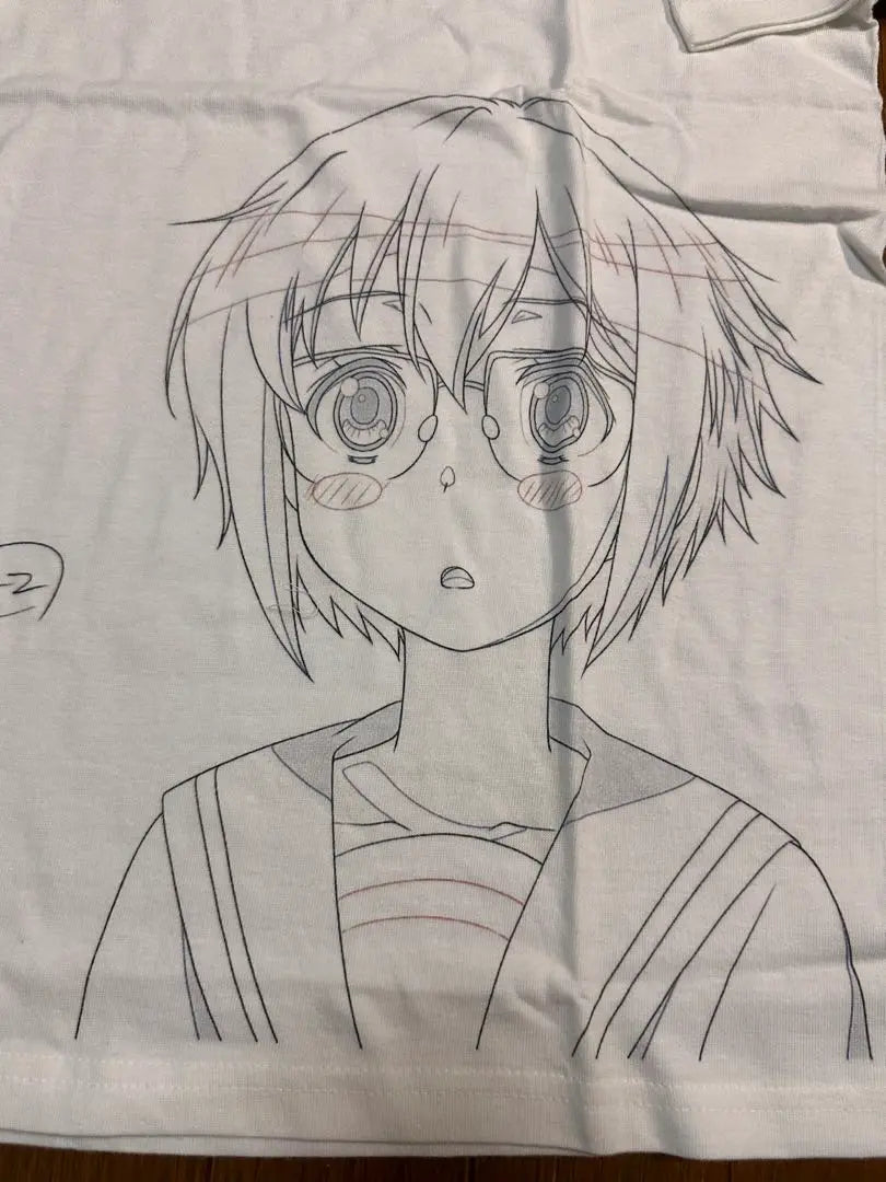 Suzumiya Haruhi's Melancholy Nagato Yuki Nagato Original Drawing Beautiful Girl Anime T -shirt Kyoto Animation White