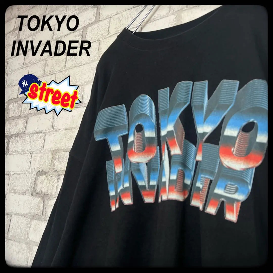 [Rare] TOKYO INVADER Long T-shirt ODD Big Print