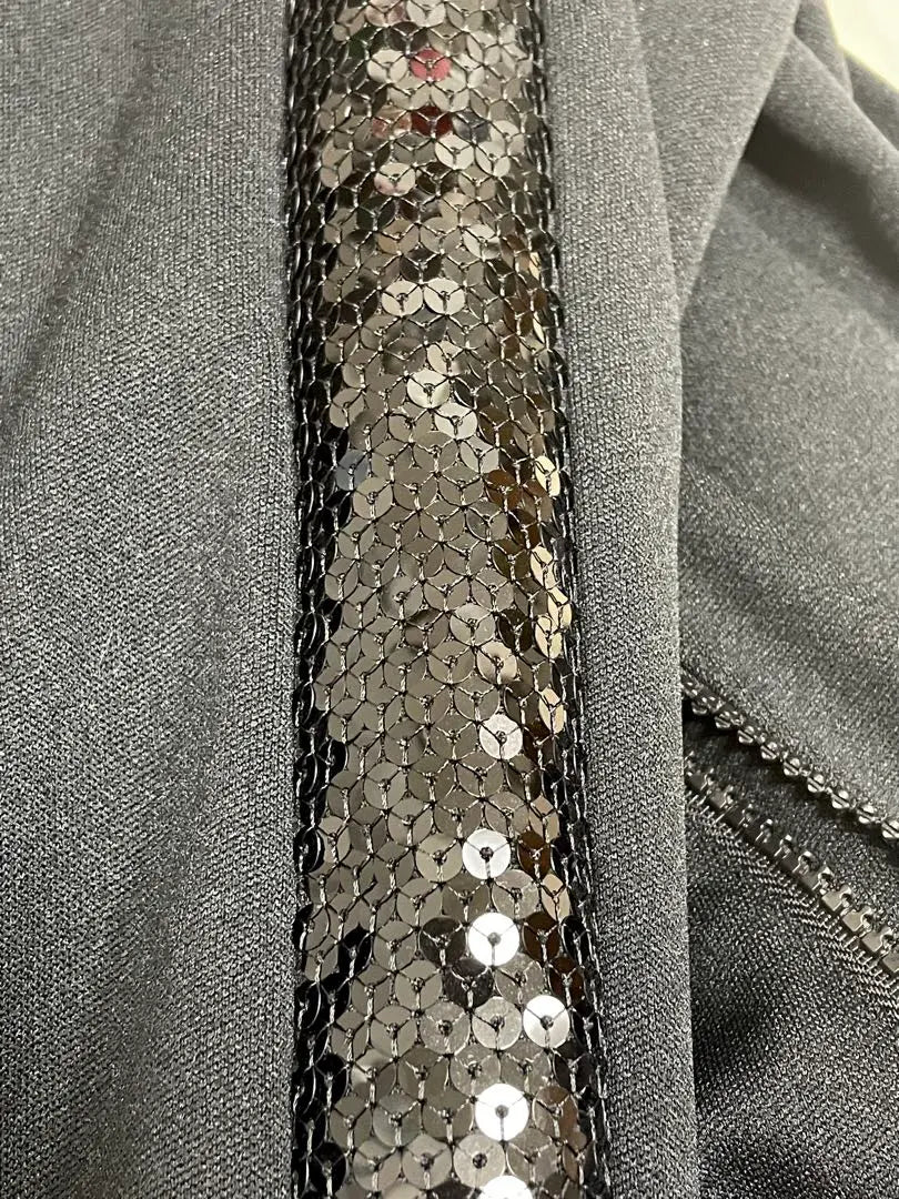 23SS Celine Sequin Jersey Track Jacket Blouson