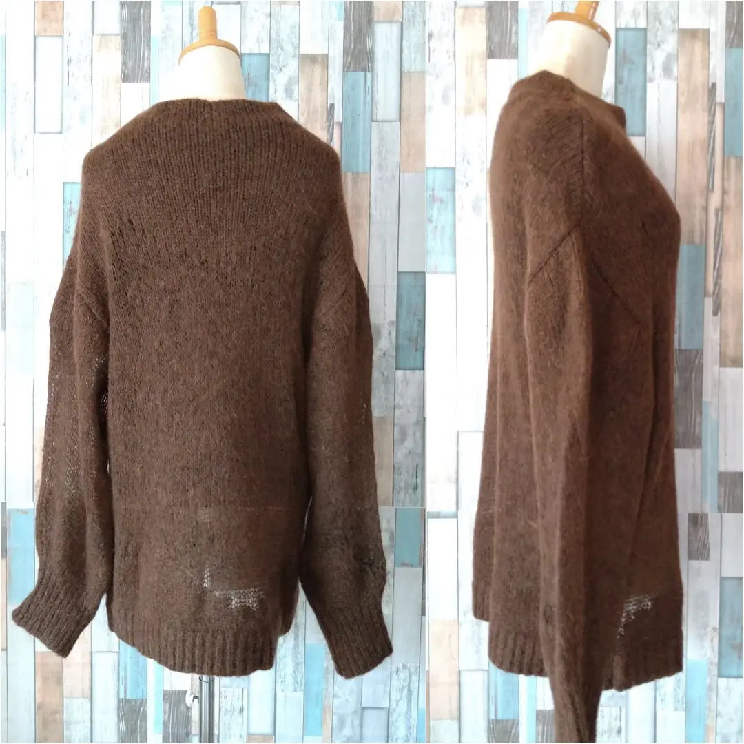 ✤Unused✤ AMERI Until early spring ♪ Mohaya crowded knit