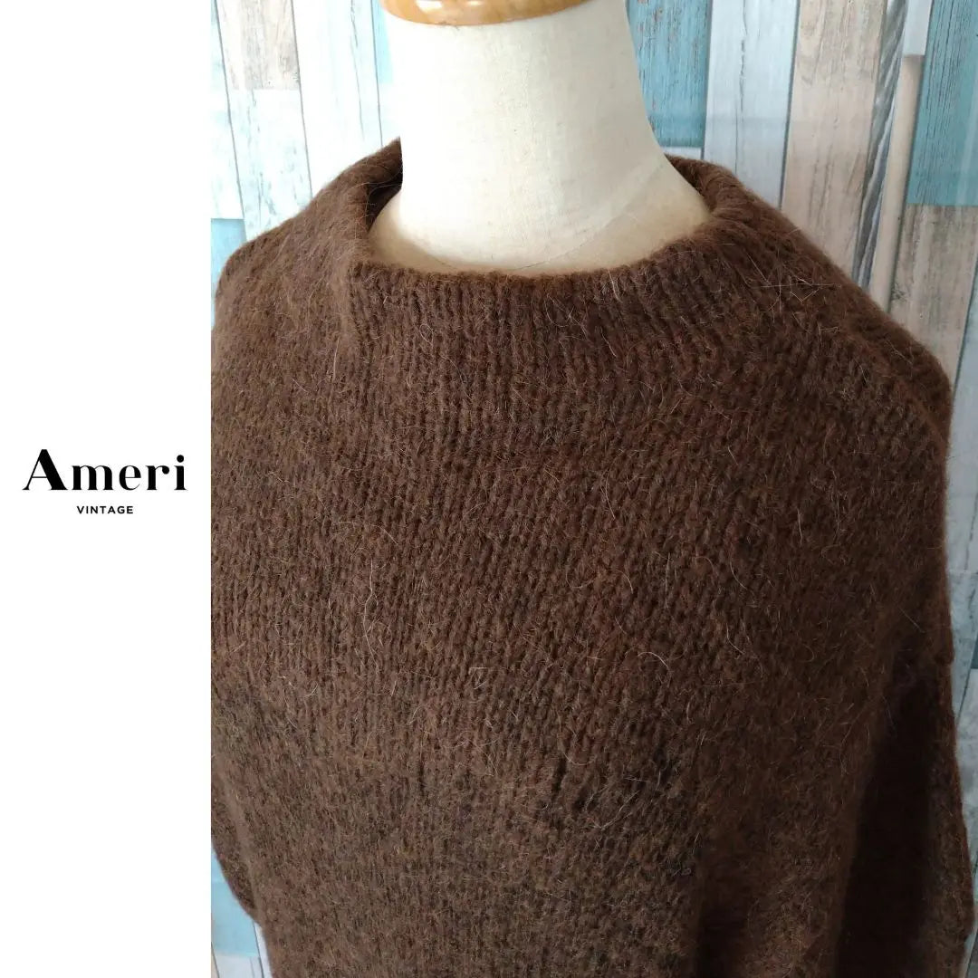 ✤Unused✤ AMERI Until early spring ♪ Mohaya crowded knit