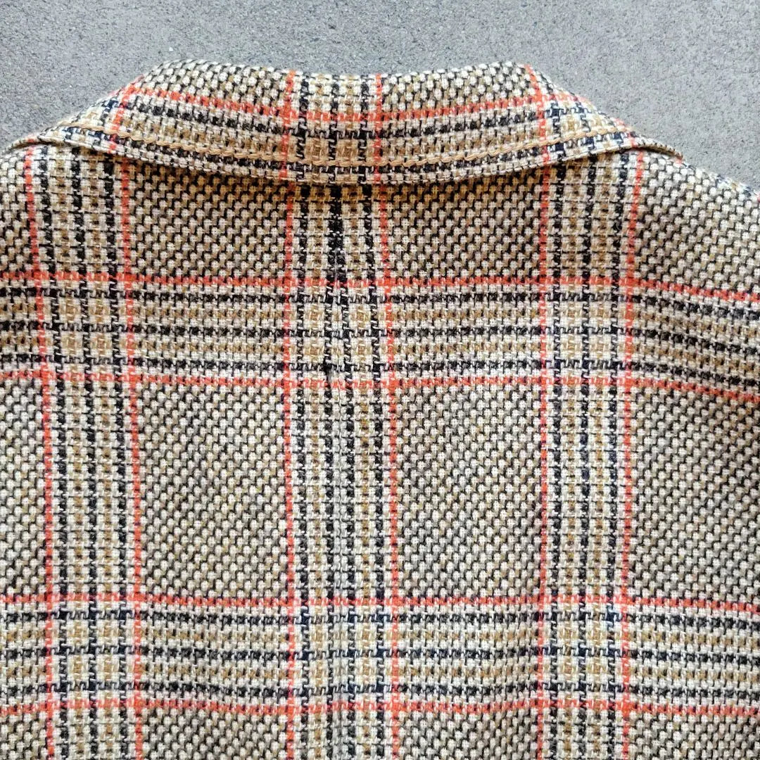 Chaqueta entallada Glen check Forro casual de hombre a cuadros