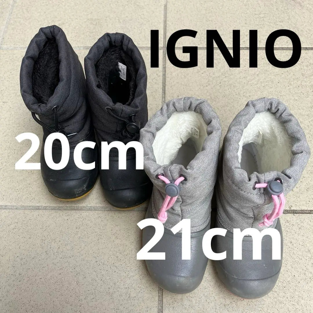 Botas de nieve para niños Ignio de 20 y 21 cm